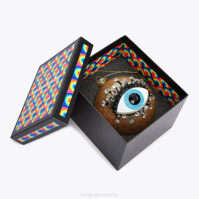 Kurt Geiger mujer adorno navideño del ojo de londres 2LPR519 | accesorios oro